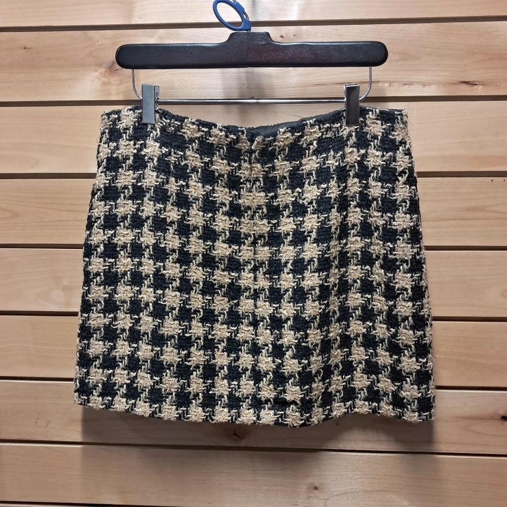 House Of Harlow 1960 Tweed Checkered Skirt & Jacket Set Size S/P - Picture 3 of 5